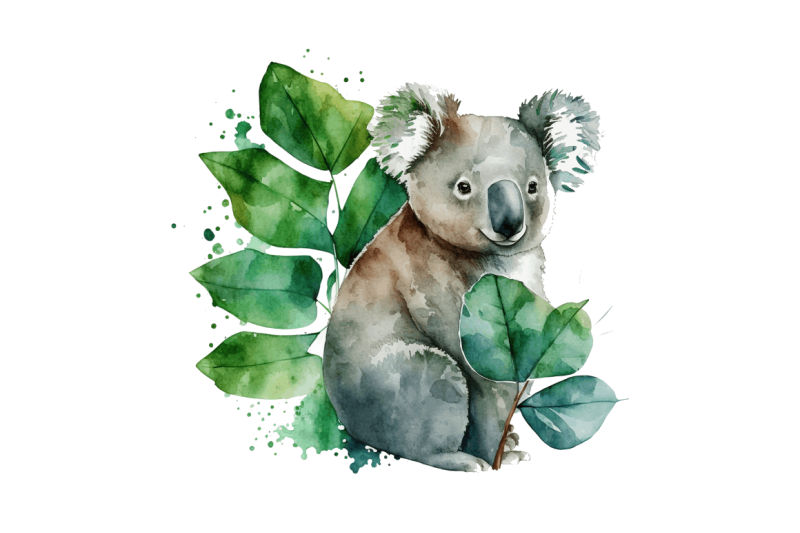 watercolor-koala-patrick-039-s-day-clipart-bundle