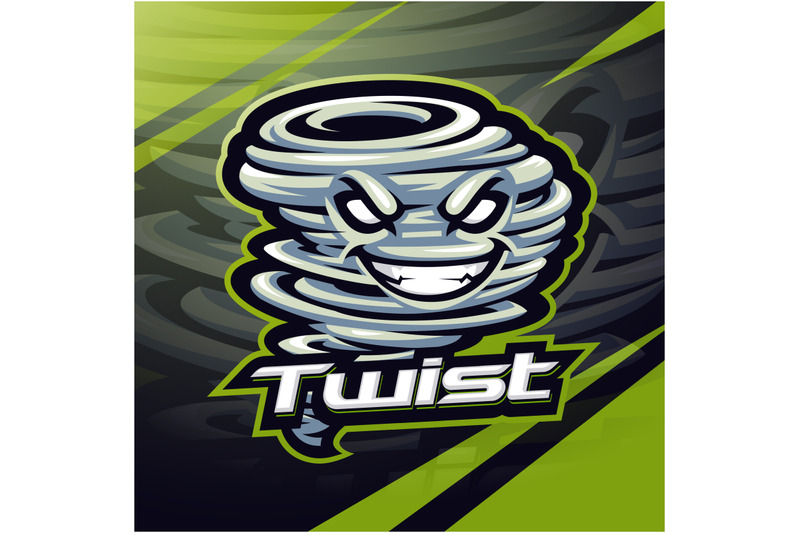 twist-esport-mascot-logo-design