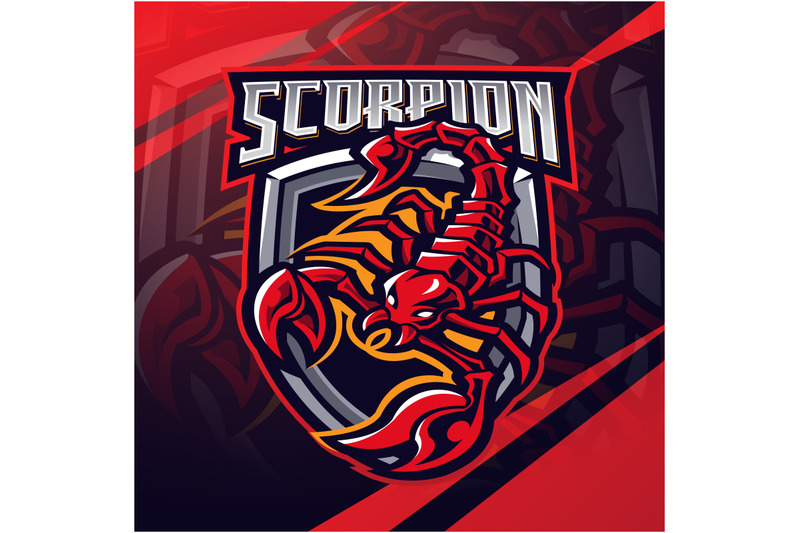 scorpion-esport-mascot-logo-design