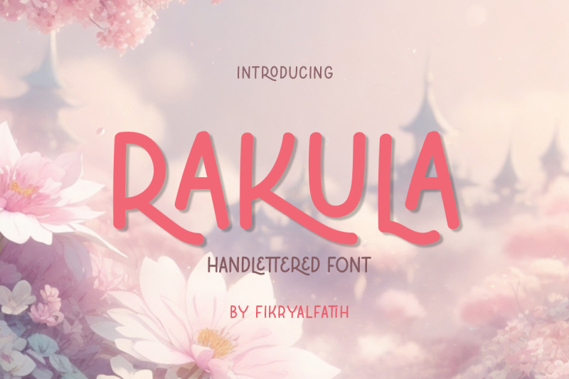 rakula-handlettered-font