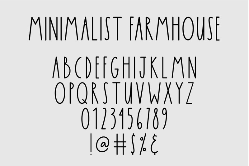 minimalist-farmhouse-font