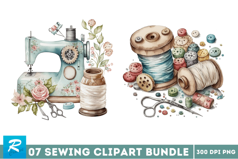 watercolor-sewing-clipart-bundle