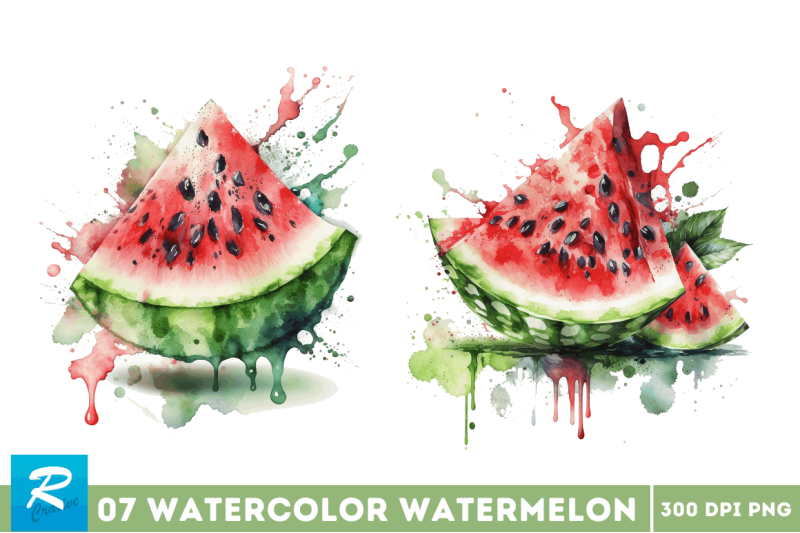 watercolor-watermelon-clipart-bundle