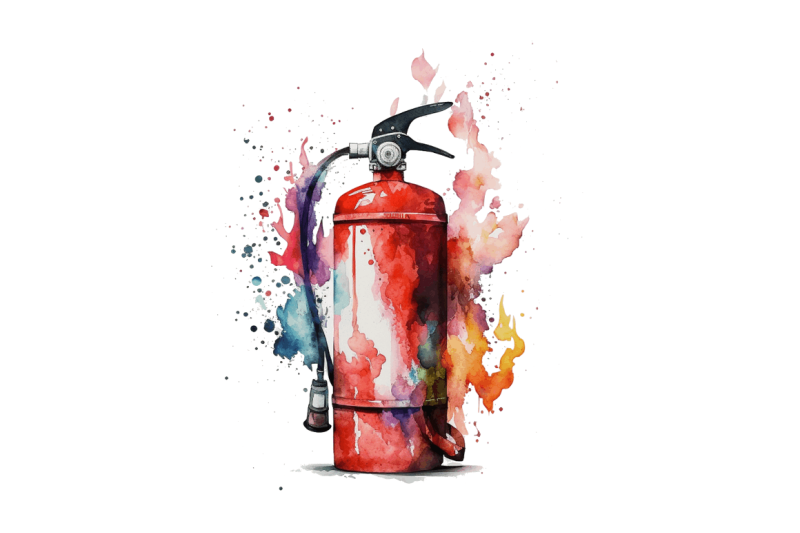 watercolor-fire-extinguisher-clipart-bundle