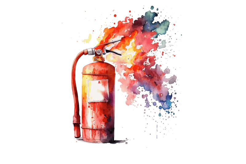 watercolor-fire-extinguisher-clipart-bundle