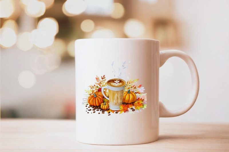 fall-coffee-watercolor-clipart-pumpkin