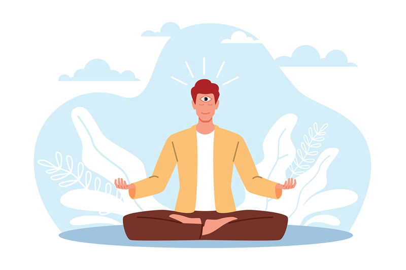 meditating-man-with-third-eye-on-his-forehead-uses-intuition-to-make-d