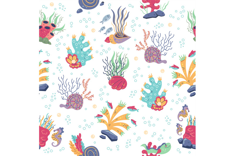 seamless-pattern-with-corals-and-seaweeds-underwater-inhabitants-fis