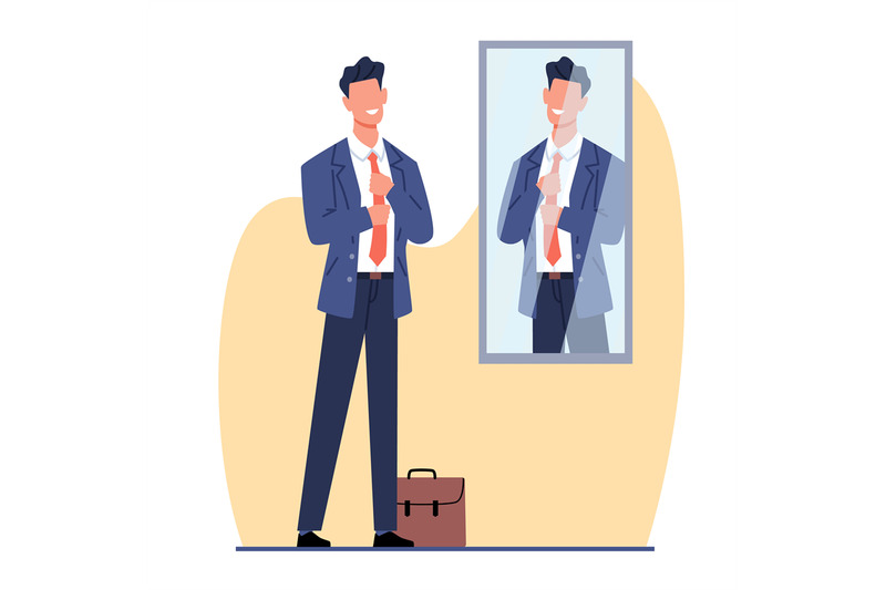 young-businessman-is-tying-his-tie-in-front-of-mirror-man-checking-hi