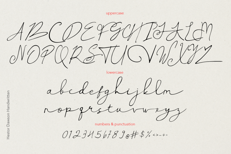 hestor-dawson-handwritten-font