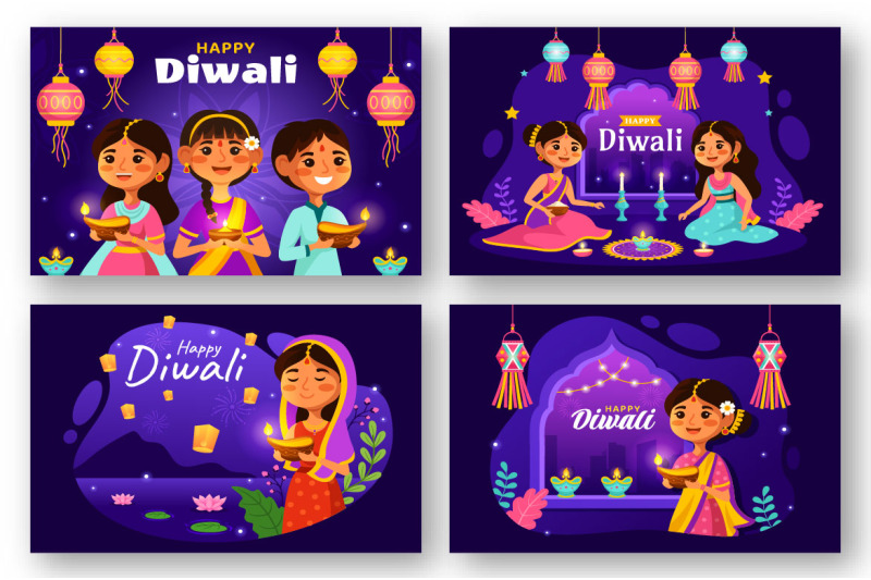 14-happy-diwali-hindu-illustration