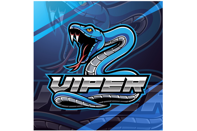 viper-esport-mascot-logo-design