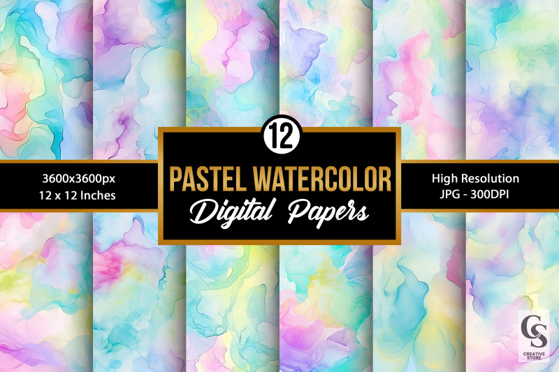 pastel-watercolor-digital-paper-backgrounds
