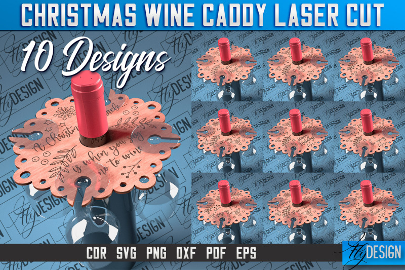 christmas-wine-caddy-laser-cut-svg-wine-caddy-laser-cut-svg-design