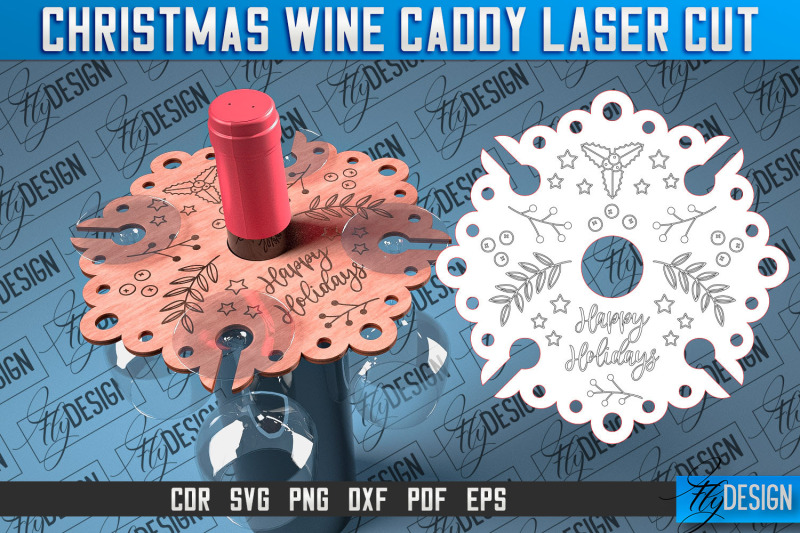 christmas-wine-caddy-laser-cut-svg-wine-caddy-laser-cut-svg-design