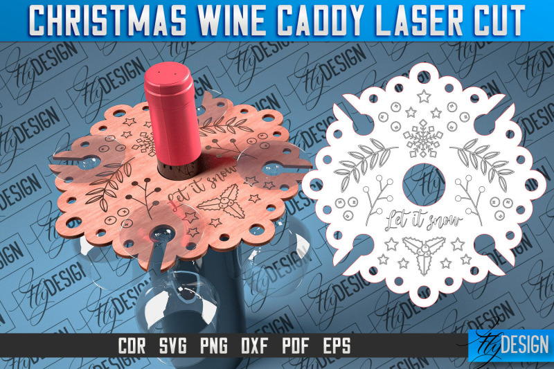 christmas-wine-caddy-laser-cut-svg-wine-caddy-laser-cut-svg-design