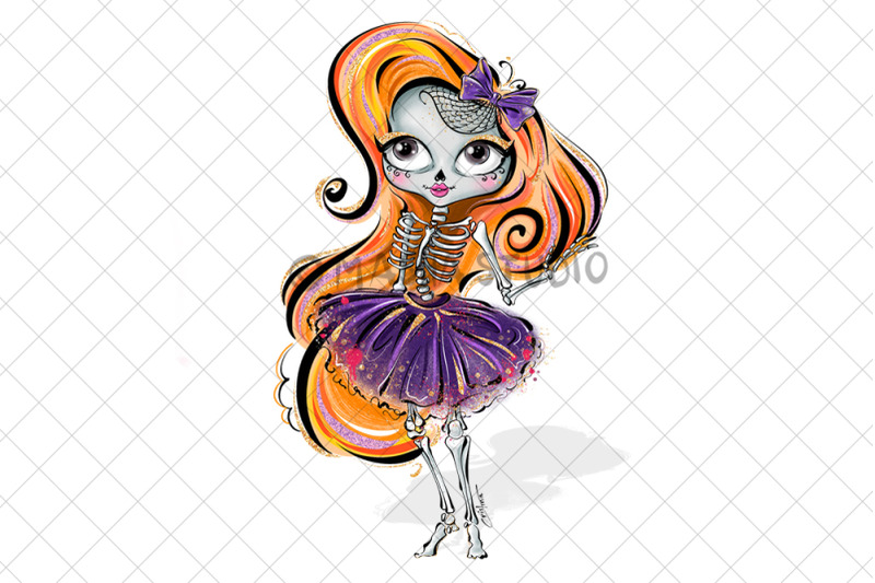 cute-skeleton-girl-clipart