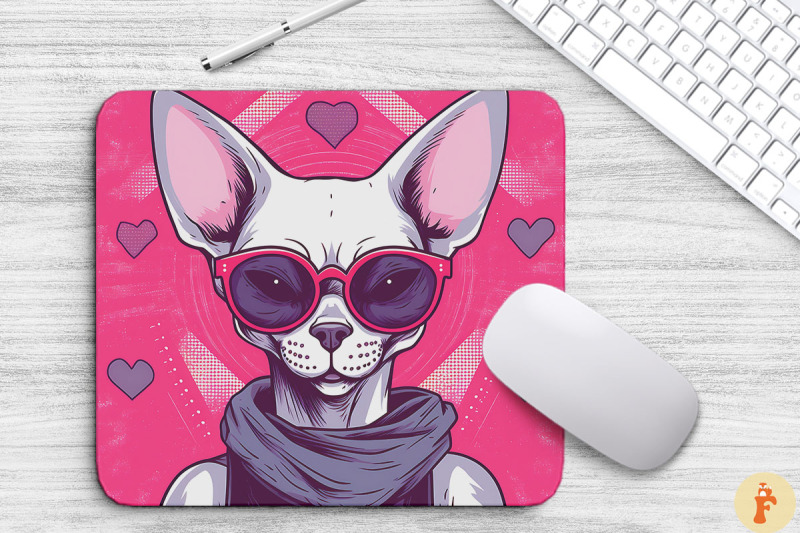 cute-pink-sphynx-cat-mouse-pad