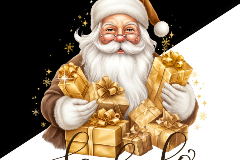 vintage-gold-santa-png-for-christmas-gifts-amp-cards