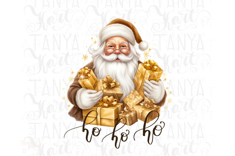 vintage-gold-santa-png-for-christmas-gifts-amp-cards