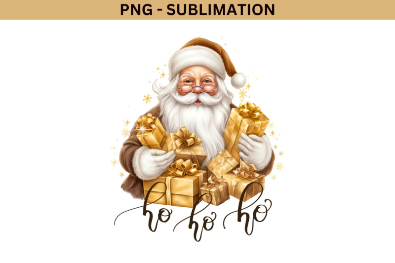 vintage-gold-santa-png-for-christmas-gifts-amp-cards