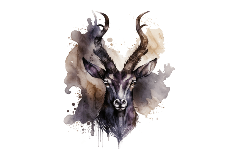 watercolor-gothic-animal-clipart-bundle