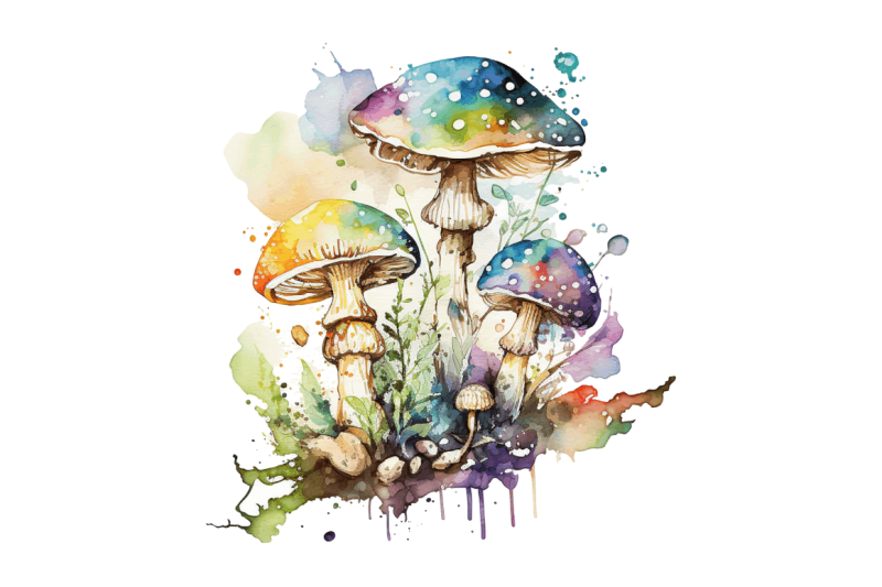 watercolor-magic-mushrooms-clipart-bundle