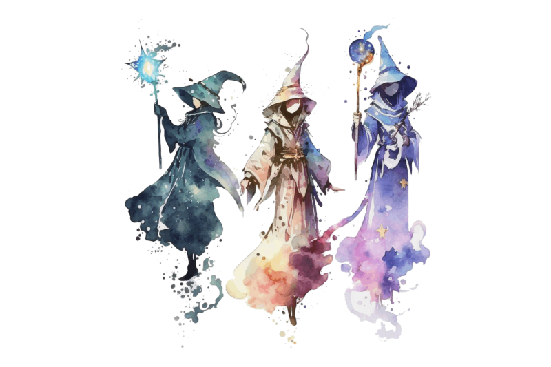 watercolor-celestial-wizards-clipart-bundle