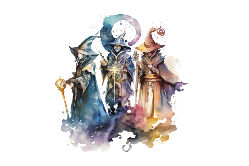 watercolor-celestial-wizards-clipart-bundle