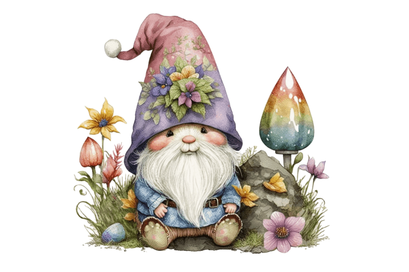 watercolor-easter-bunny-gnome-clipart-bundle