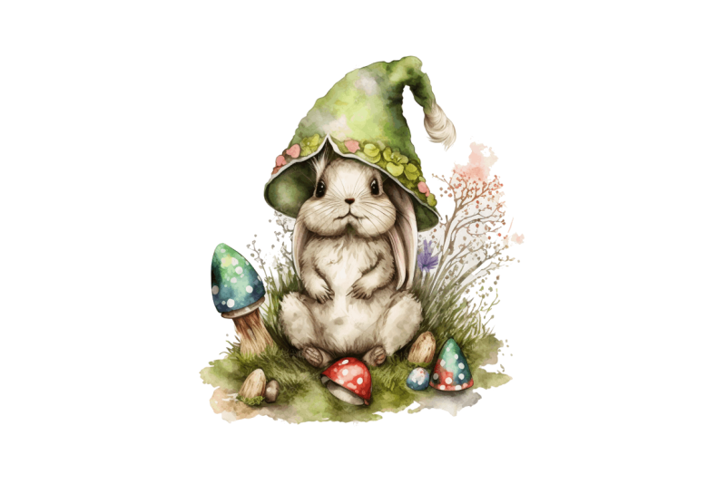 watercolor-easter-bunny-gnome-clipart-bundle