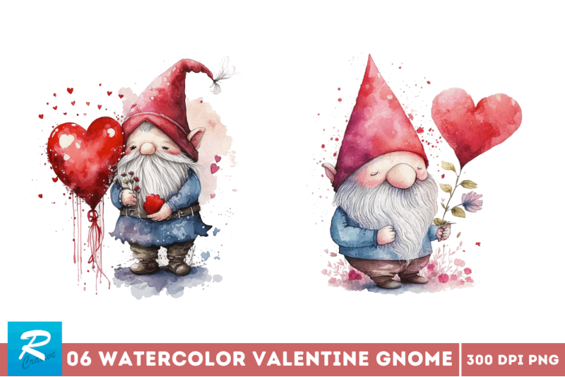 watercolor-valentine-gnome-clipart-bundle