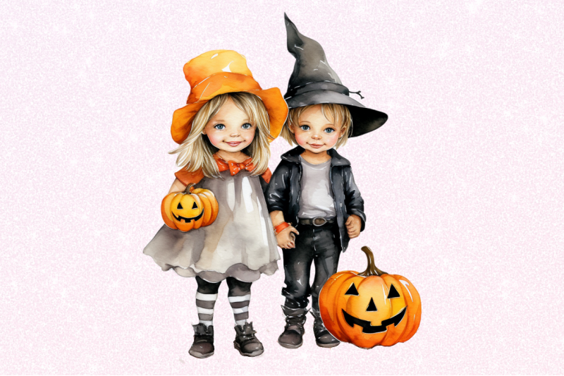 halloween-kid-watercolor-clipart