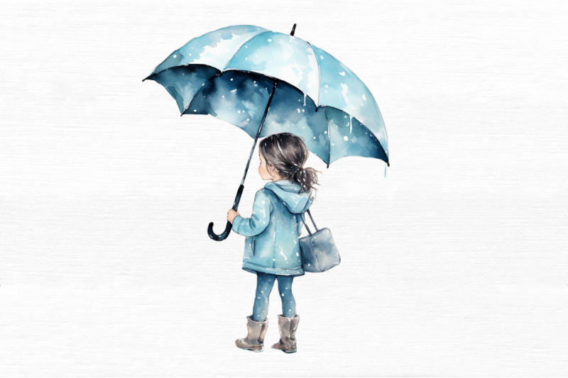 little-girl-with-umbrella-watercolor