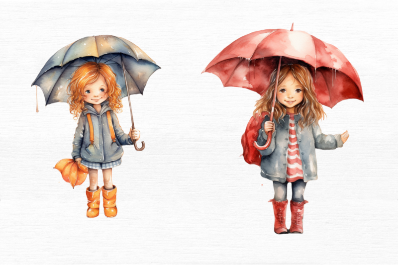 little-girl-with-umbrella-watercolor