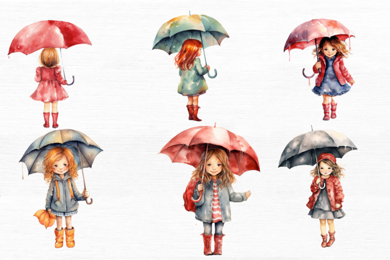 little-girl-with-umbrella-watercolor