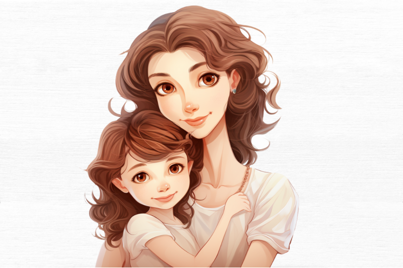 mother-and-daughter-clipart-clipart