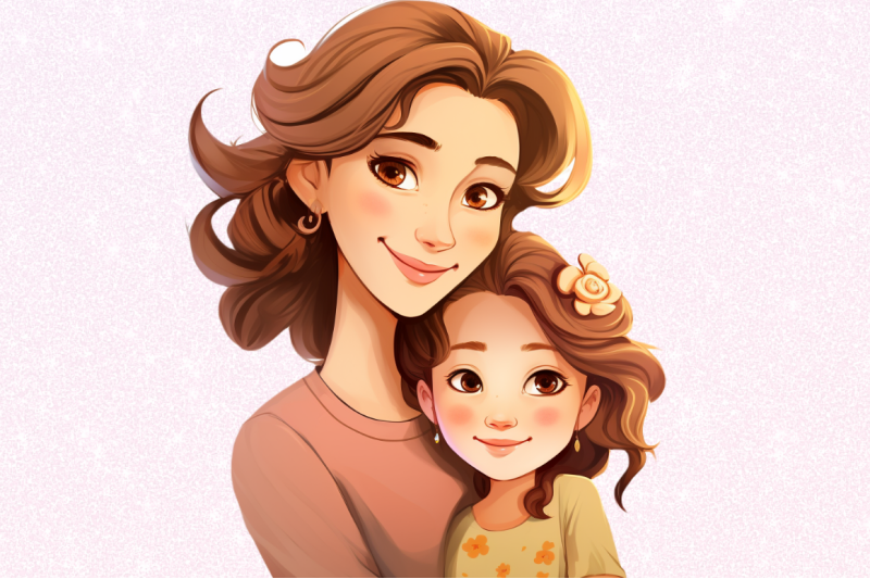 mother-and-daughter-clipart-clipart