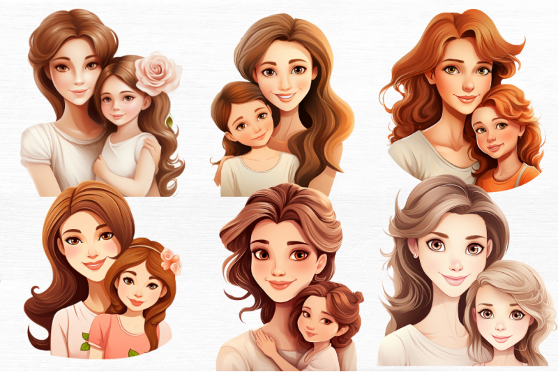 mother-and-daughter-clipart-clipart