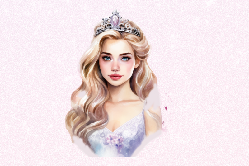 princess-portrait-watercolor-clipart