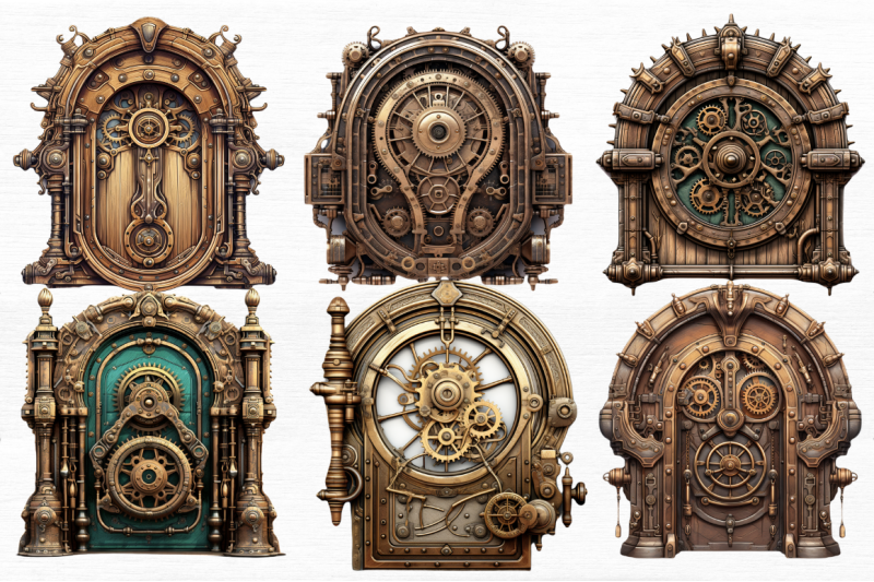 steampunk-door-clipart