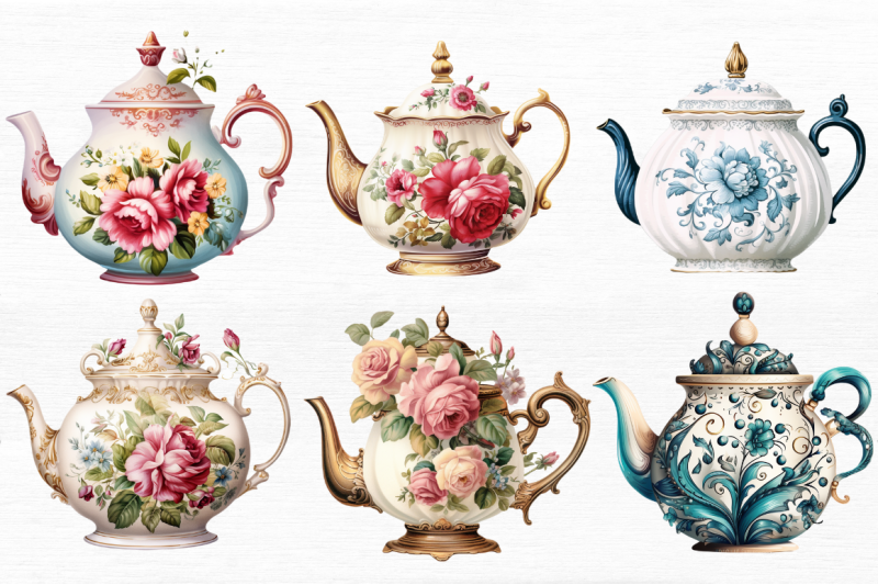 vintage-teapot-clipart