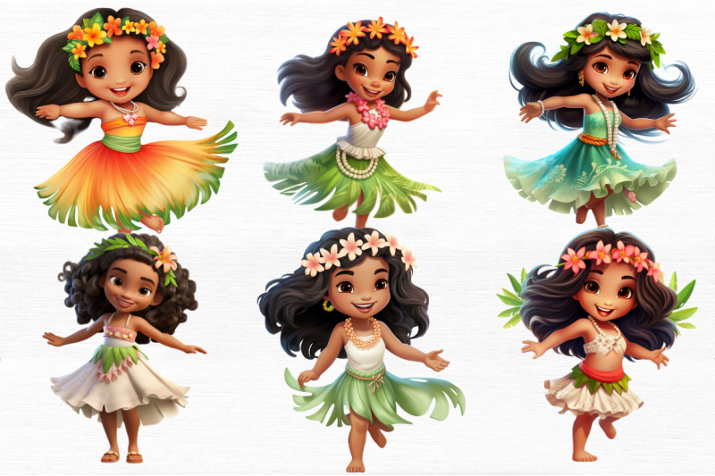 adorable-little-hula-girl-clipart