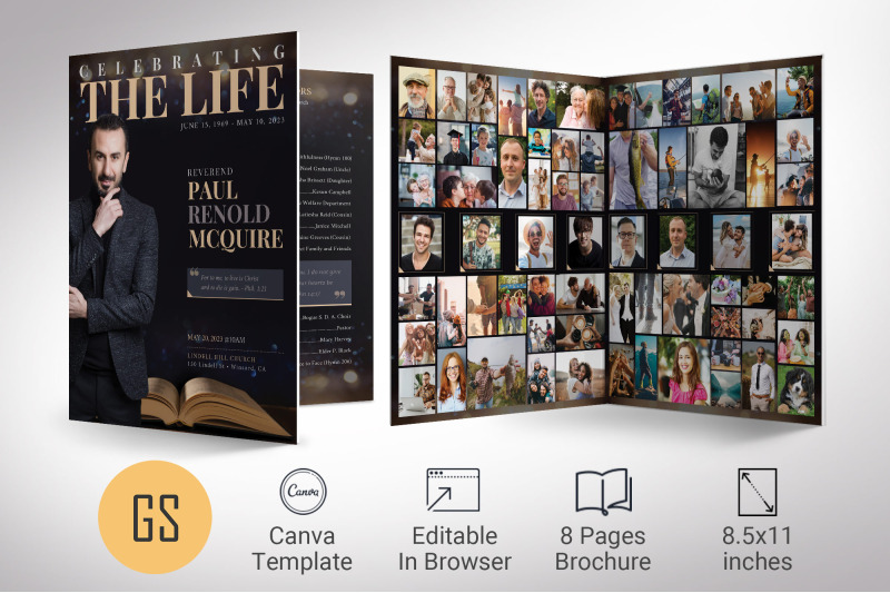 life-tabloid-funeral-program-template-for-canva-black-gold-8-pages