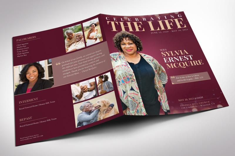 life-tabloid-funeral-program-template-for-canva-burgundy-8-pages