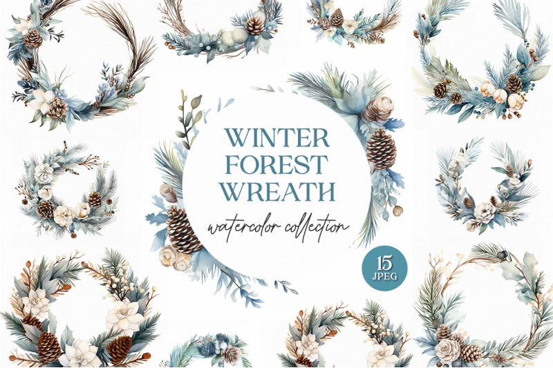 winter-forest-wreath