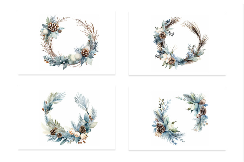 winter-forest-wreath