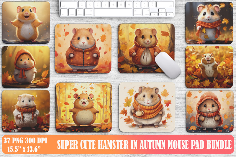 super-cute-hamster-in-autumn-mouse-pad