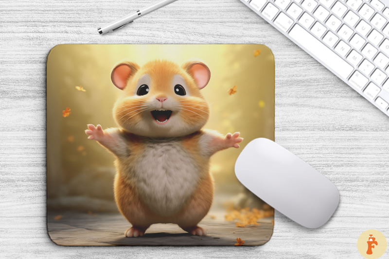 cute-happy-hamster-in-autumn-mouse-pad