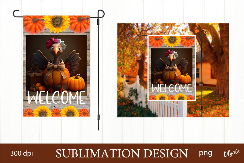 thanksgiving-png-welcome-garden-flag-sublimation